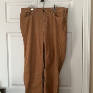 Lands’ End corduroy pants.
